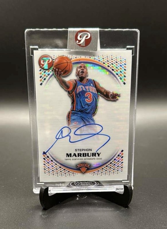 Stephon Marbury 2025 Topps Prizm Topps Pristine Refractor #PA-SM Auto