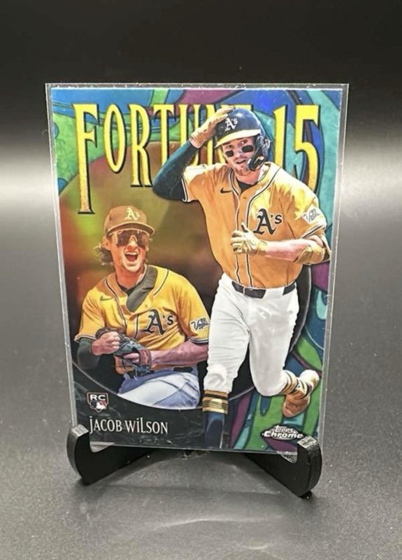 Jacob Wilson 2025 Topps Chrome Update Fortune 15 #F15-18