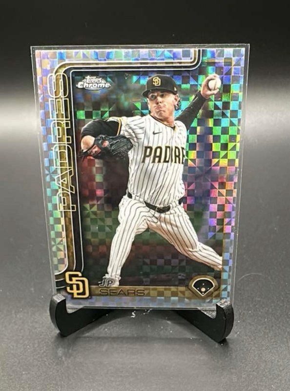 JP Sears 2025 Topps Chrome Update X-Fractor #2025