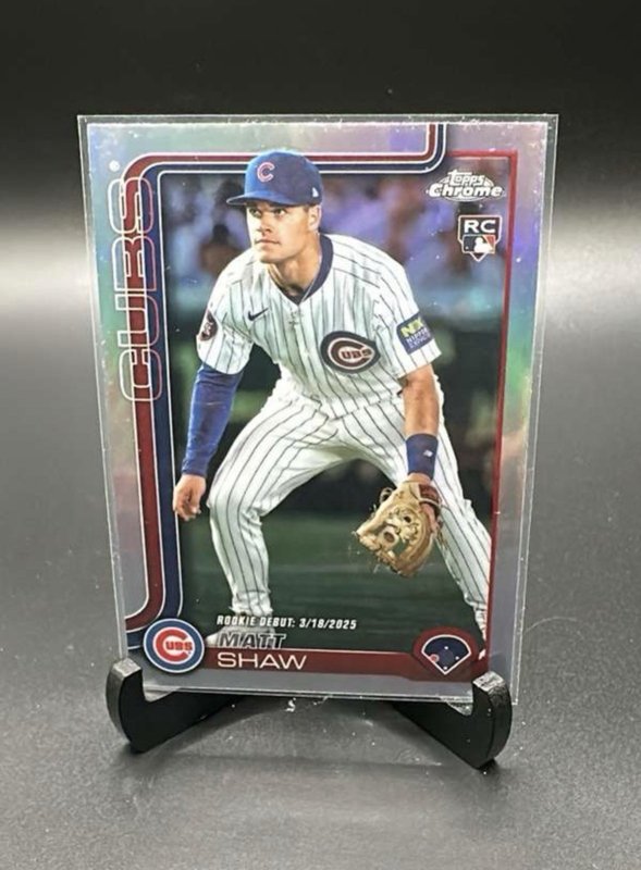 Matt Shaw 2025 Topps Chrome Update #USC 135 Refractor RC
