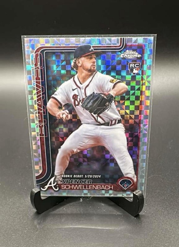 Spencer Schwellenbach 2025 Topps Chrome Update X-Fractors #USC132 RC