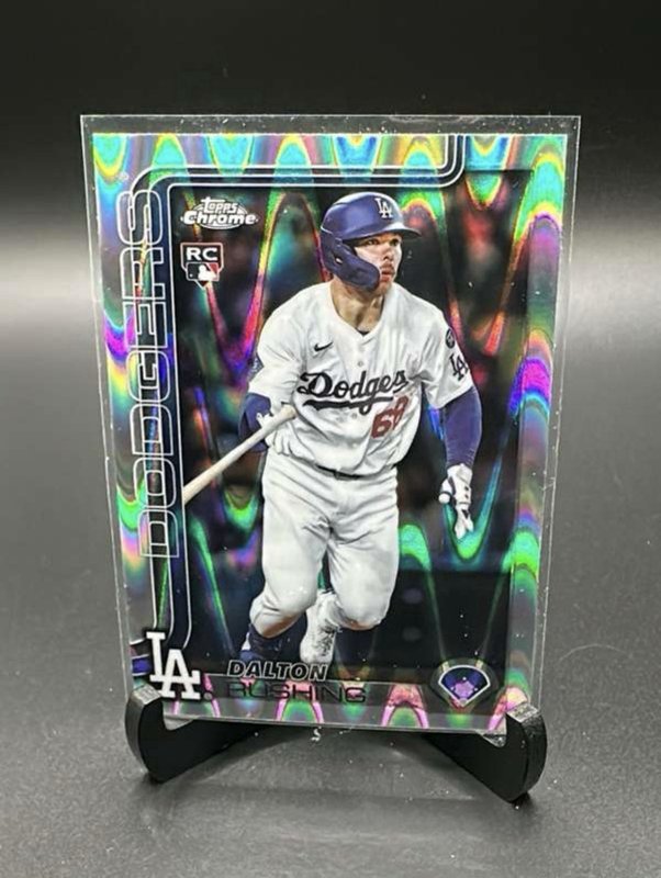 Dalton Rushing 2025 Topps Chrome Update RayWave Refractor #USC129 RC