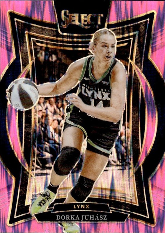 Dorka Juhasz 2025 Panini Select WNBA Pink Flash Prizm #29