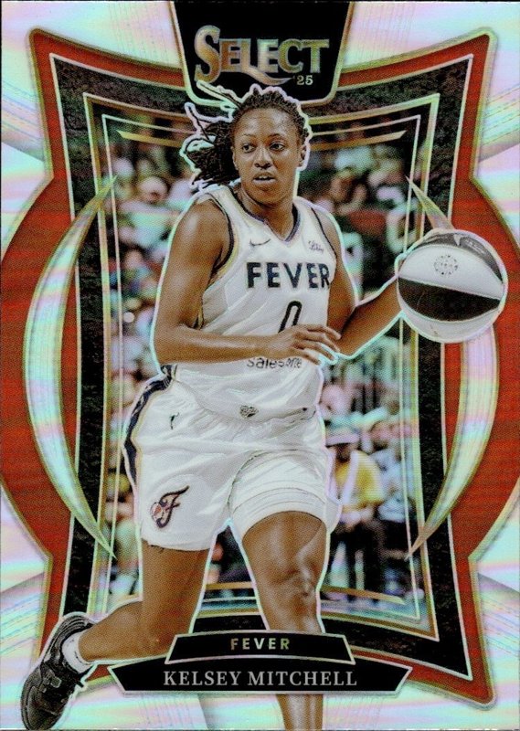 Kelsey Mitchell 2025 Panini Prizm Panini Select WNBA Silver Prizm #44