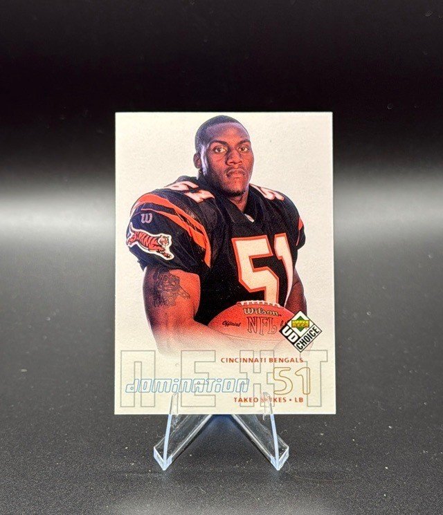 Takeo Spikes 1998 Upper Deck UD Choice #266
