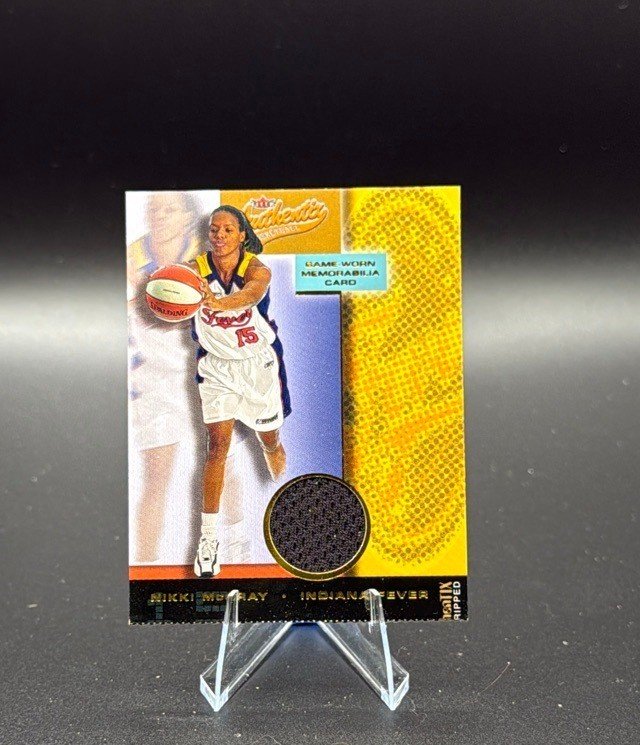 Nikki McCray 2002 Fleer Authentix WNBA Memorabilia Authentix Ripped #NNO Relic