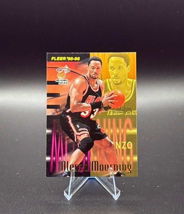 Alonzo Mourning 1995 Fleer European #404