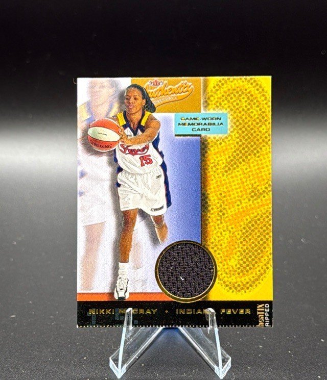 Nikki McCray 2002 Fleer Authentix WNBA Memorabilia Authentix Ripped #NNO Relic