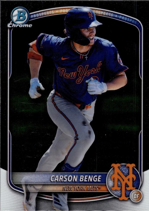 Carson Benge 2025 Bowman Draft Chrome #BDC-138
