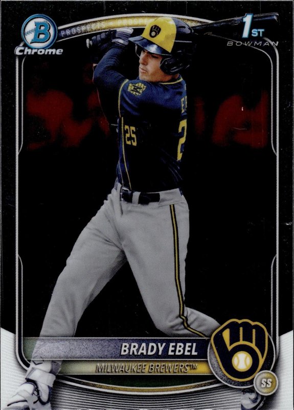 Brady Ebel 2025 Bowman Draft Chrome #BDC-194
