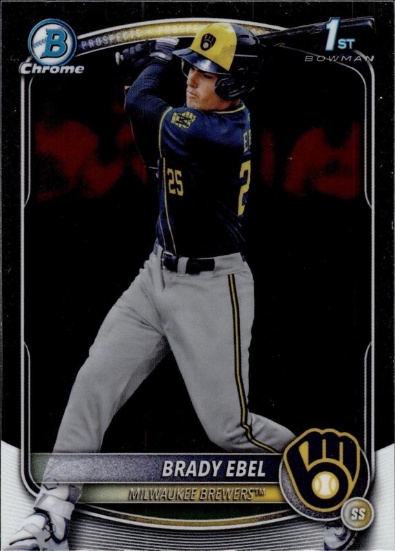 Brady Ebel 2025 Bowman Draft Chrome #BDC-194
