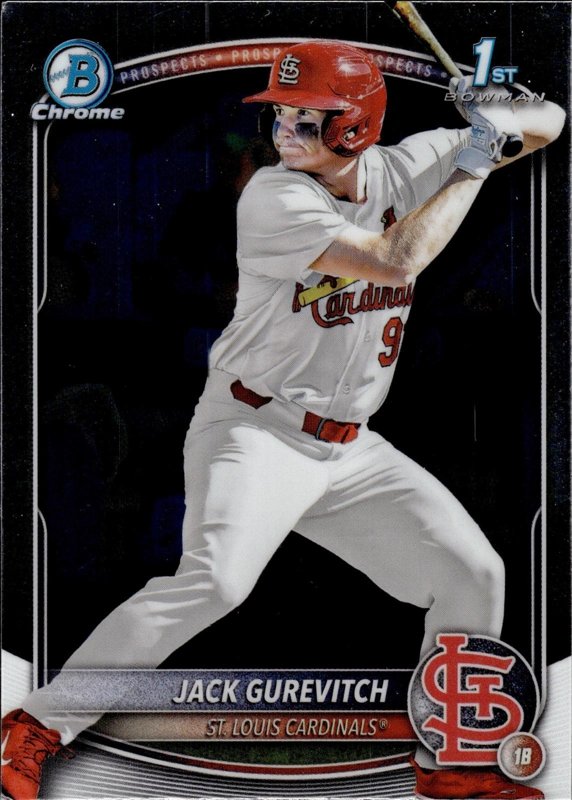 Jack Gurevitch 2025 Bowman Draft Chrome #BDC-150