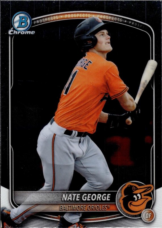 Nate George 2025 Bowman Draft Chrome #BDC-113