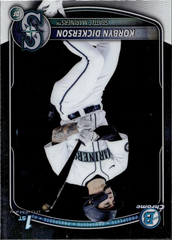 Korbyn Dickerson 2025 Bowman Draft Chrome #BDC-69