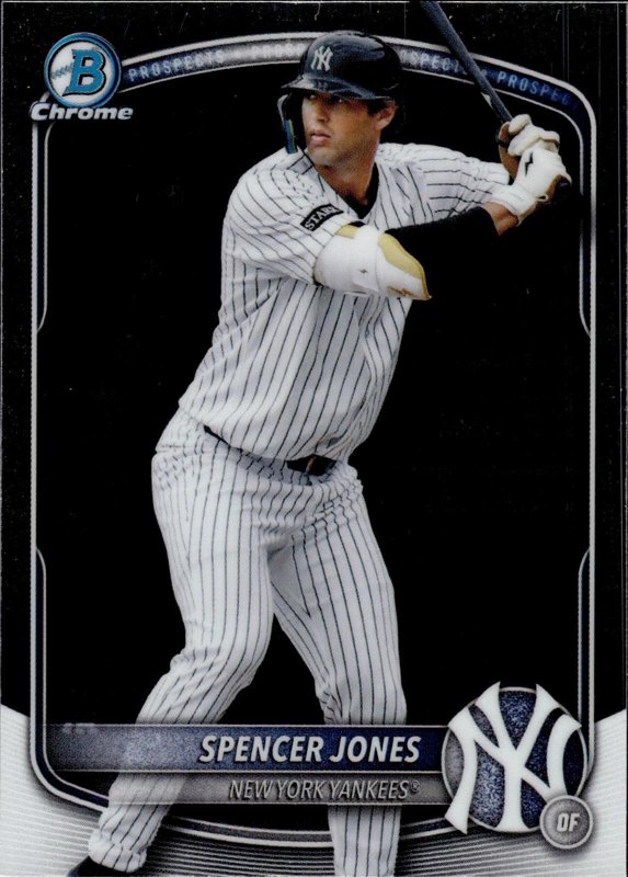Spencer Jones 2025 Bowman Draft Chrome #BDC-9
