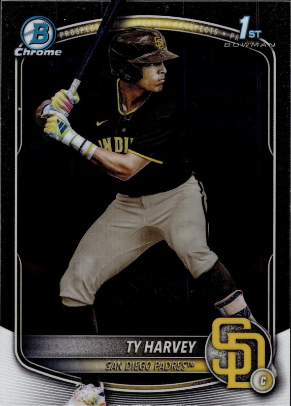 Ty Harvey 2025 Bowman Draft Chrome #BDC-58