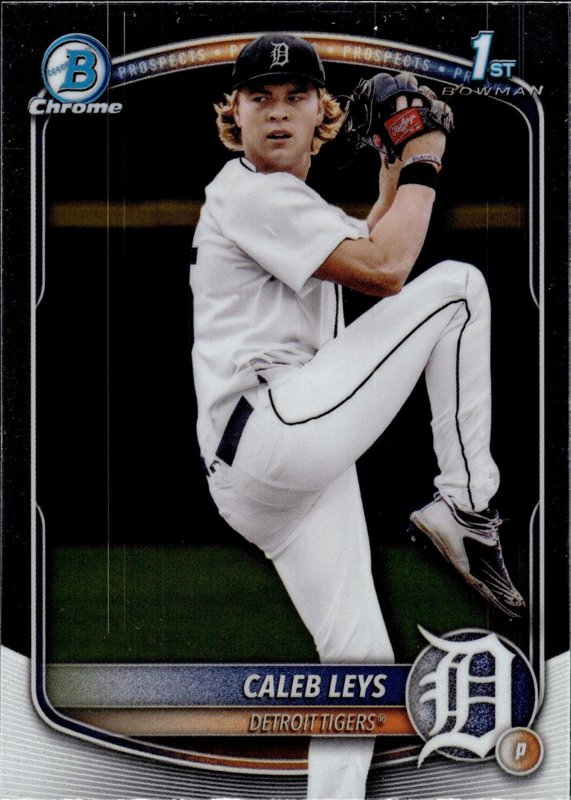 Caleb Leys 2025 Bowman Draft Chrome #BDC-195