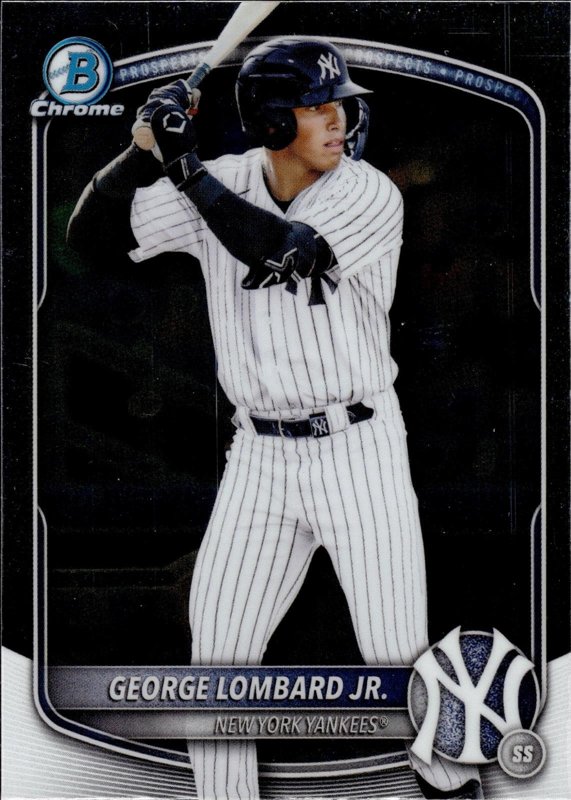 George Lombard Jr. 2025 Bowman Draft Chrome #BDC-43