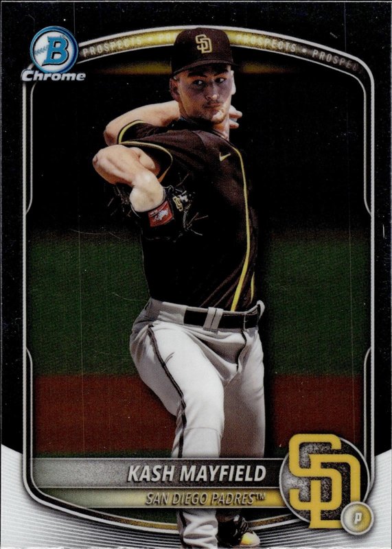 Kash Mayfield 2025 Bowman Draft Chrome #BDC-95
