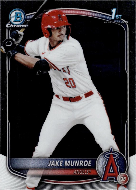 Jake Munroe 2025 Bowman Draft Chrome #BDC-128