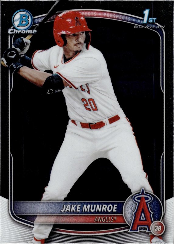Jake Munroe 2025 Bowman Draft Chrome #BDC-128