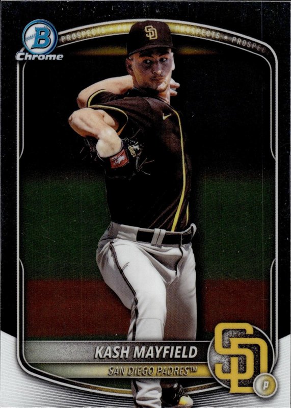 Kash Mayfield 2025 Bowman Draft Chrome #BDC-95
