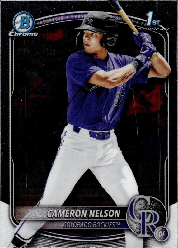 Cameron Nelson 2025 Bowman Draft Chrome #BDC-130
