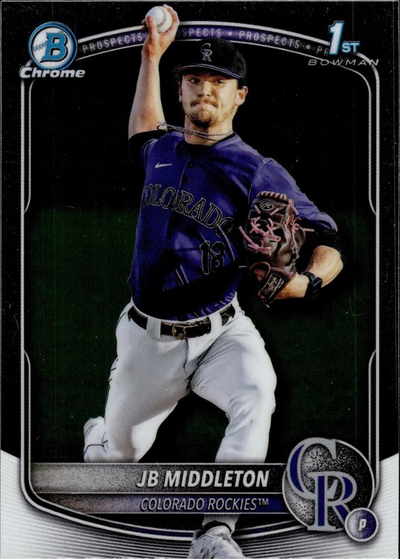 JB Middleton 2025 Bowman Draft Chrome #BDC-78
