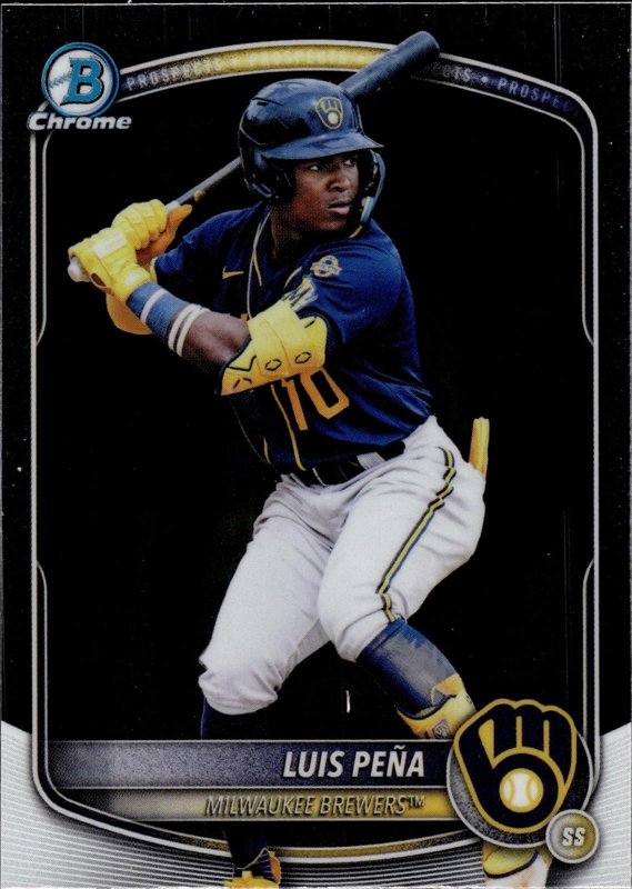 Luis Peña 2025 Bowman Draft Chrome #BDC-105