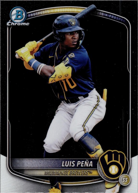 Luis Peña 2025 Bowman Draft Chrome #BDC-105