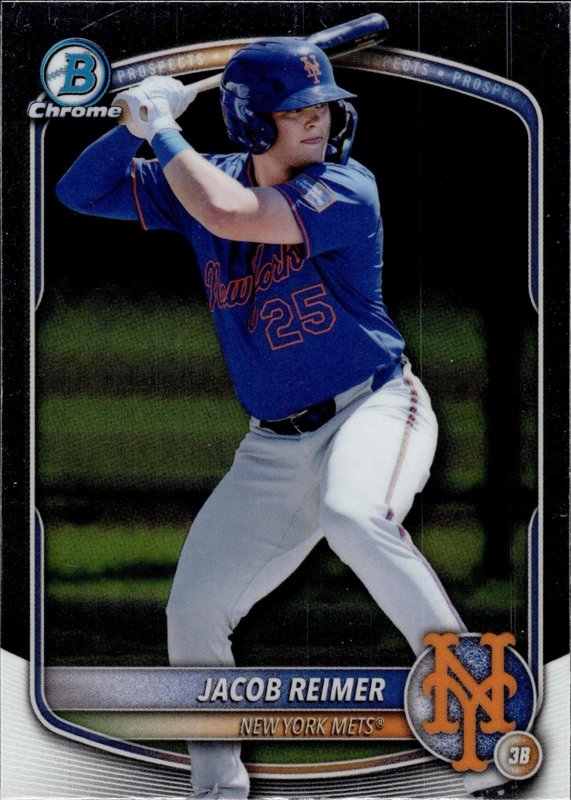 Jacob Reimer 2025 Bowman Draft Chrome #BDC-188