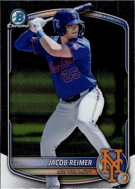 Jacob Reimer 2025 Bowman Draft Chrome #BDC-188