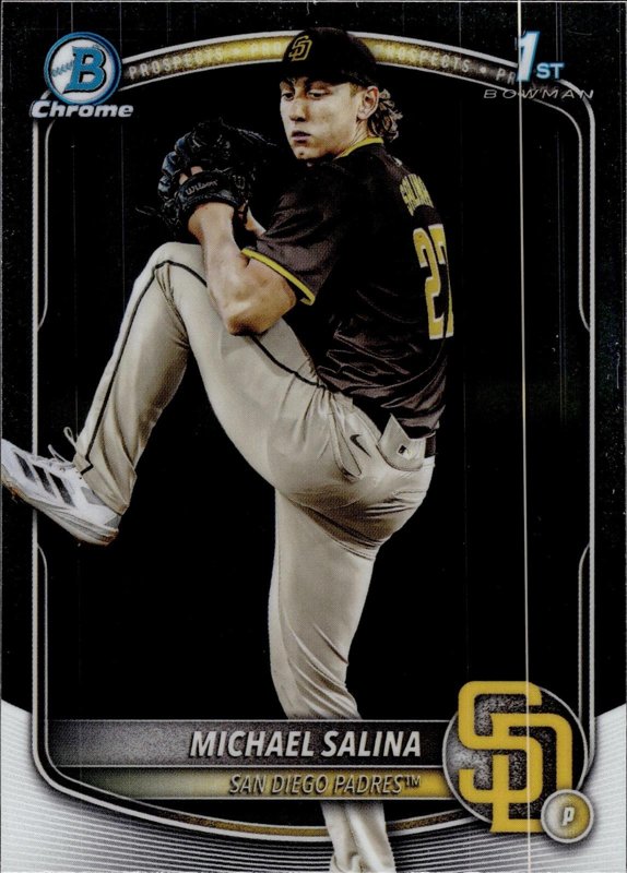 Michael Salina 2025 Bowman Draft Chrome #BDC-76