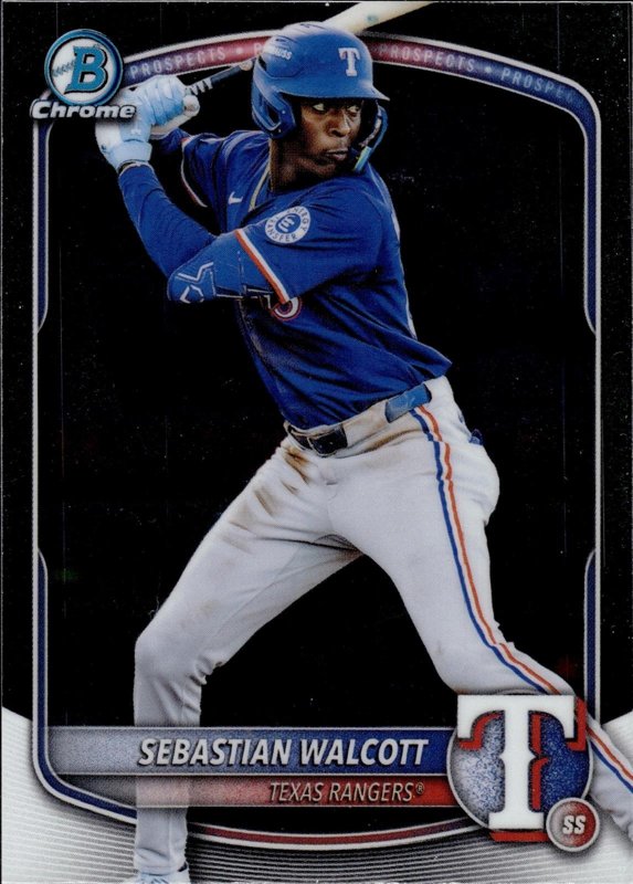 Sebastian Walcott 2025 Bowman Draft Chrome #BDC-169