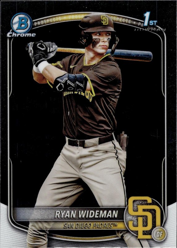 Ryan Wideman 2025 Bowman Draft Chrome #BDC-190