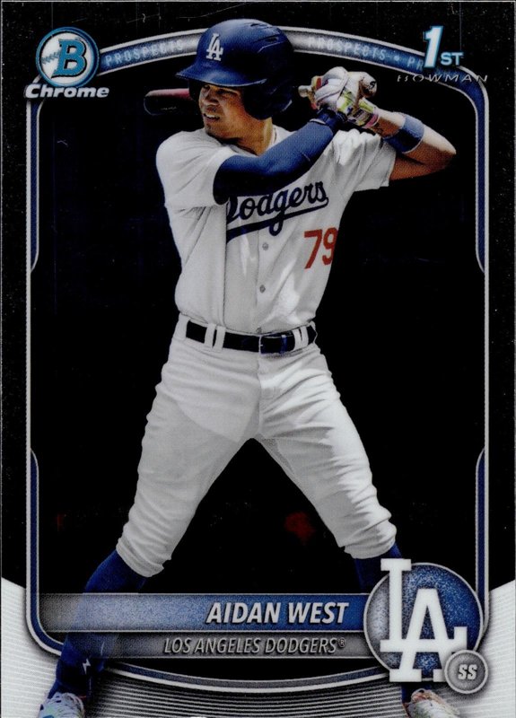 Aidan West 2025 Bowman Draft Chrome #BDC-6
