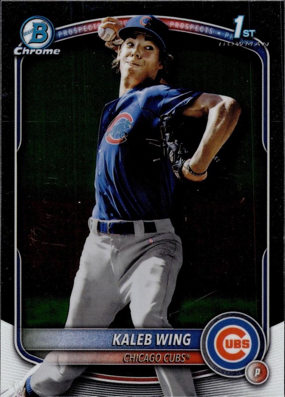 Kaleb Wing 2025 Bowman Draft Chrome #BDC-131