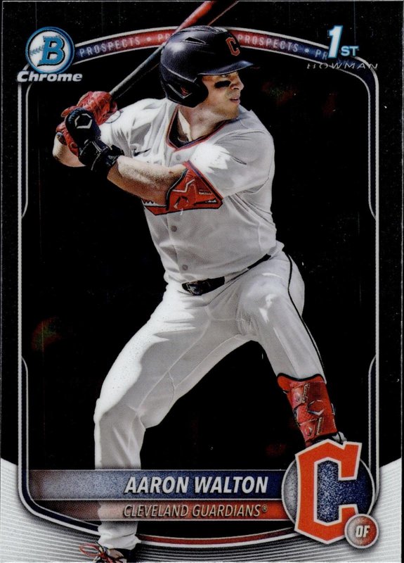 Aaron Walton 2025 Bowman Draft Chrome #BDC-134