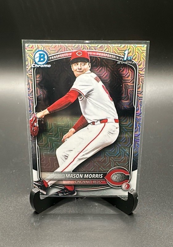 Mason Morris 2025 Bowman Draft Chrome Mojo Refractor #BDC-66