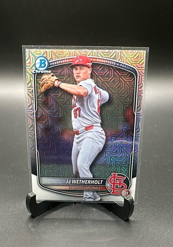JJ Wetherholt 2025 Bowman Draft Chrome Mojo Refractor #BDC-145
