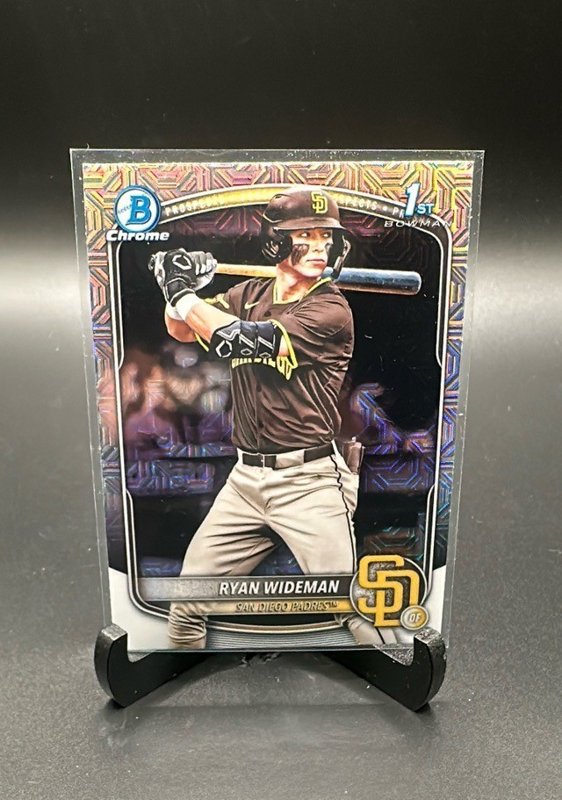Ryan Wideman 2025 Bowman Draft Chrome Mojo Refractor #BDC-190