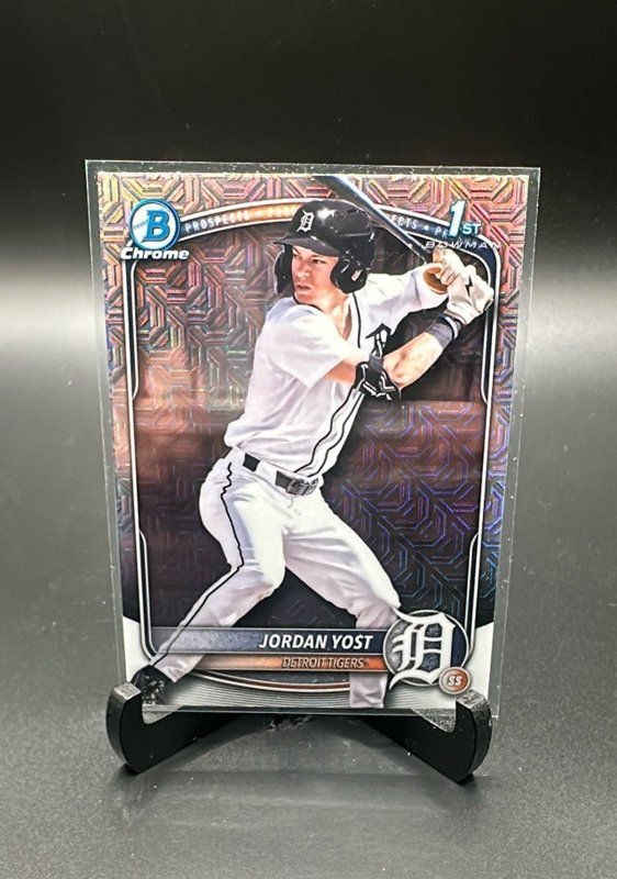 Jordan Yost 2025 Bowman Draft Chrome Mojo Refractor #BDC-162
