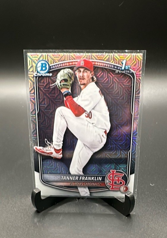 Tanner Franklin 2025 Bowman Draft Chrome Mojo Refractor #BDC-90