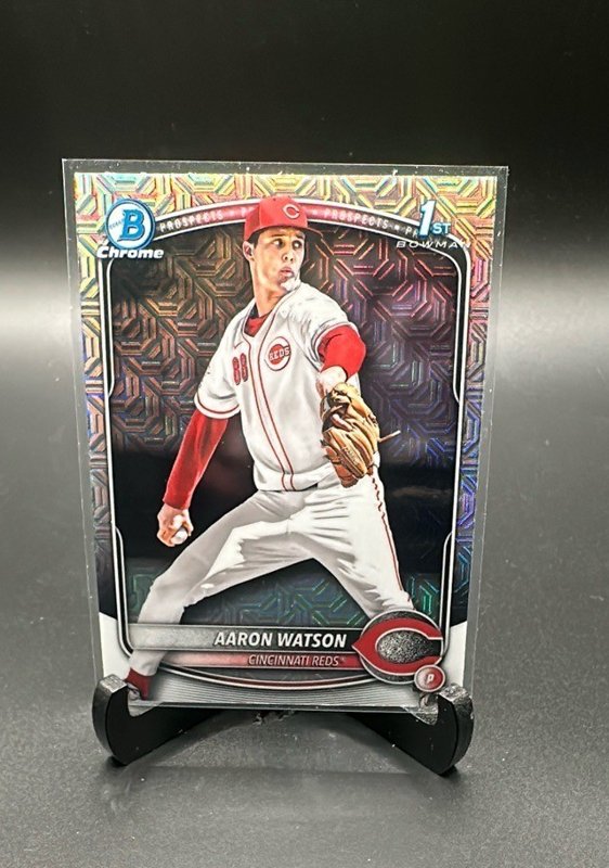 Aaron Watson 2025 Bowman Draft Chrome Mojo Refractor #BDC-193