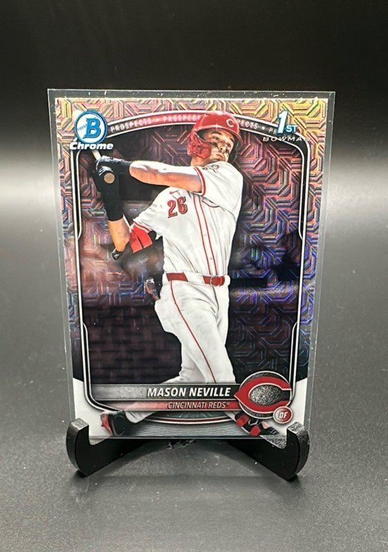 Mason Neville 2025 Bowman Draft Chrome Mojo Refractor #BDC-109