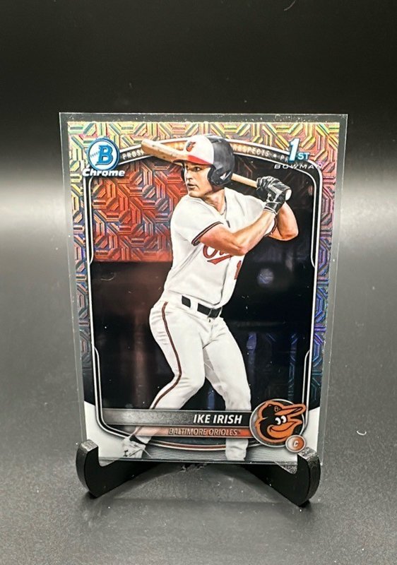 Ike Irish 2025 Bowman Draft Chrome Mojo Refractor #BDC-16