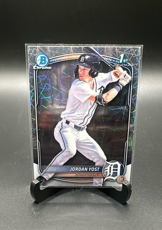 Jordan Yost 2025 Bowman Draft Chrome Laser Refractor #BDC-162