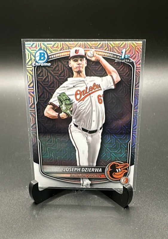 Joseph Dzierwa 2025 Bowman Draft Chrome Mojo Refractor #BDC-186