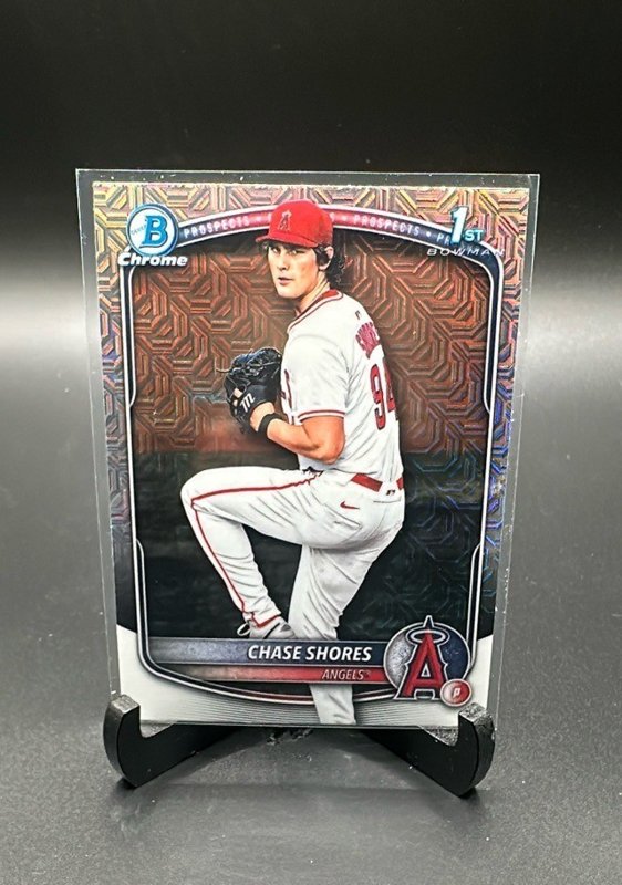 Chase Shores 2025 Bowman Draft Chrome Mojo Refractor #BDC-142