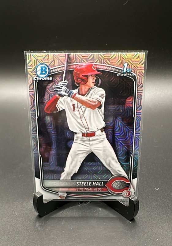 Steele Hall 2025 Bowman Draft Chrome Mojo Refractor #BDC-20